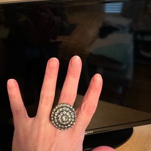 Adjustable Unique Cocktail Ring